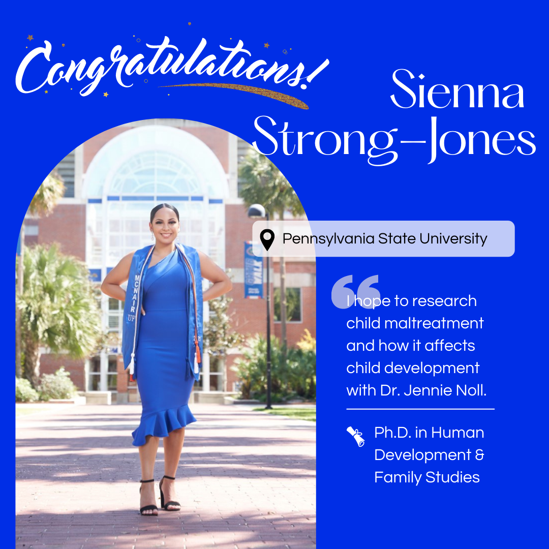 Congratulations Sienna on Graduating and Grad School