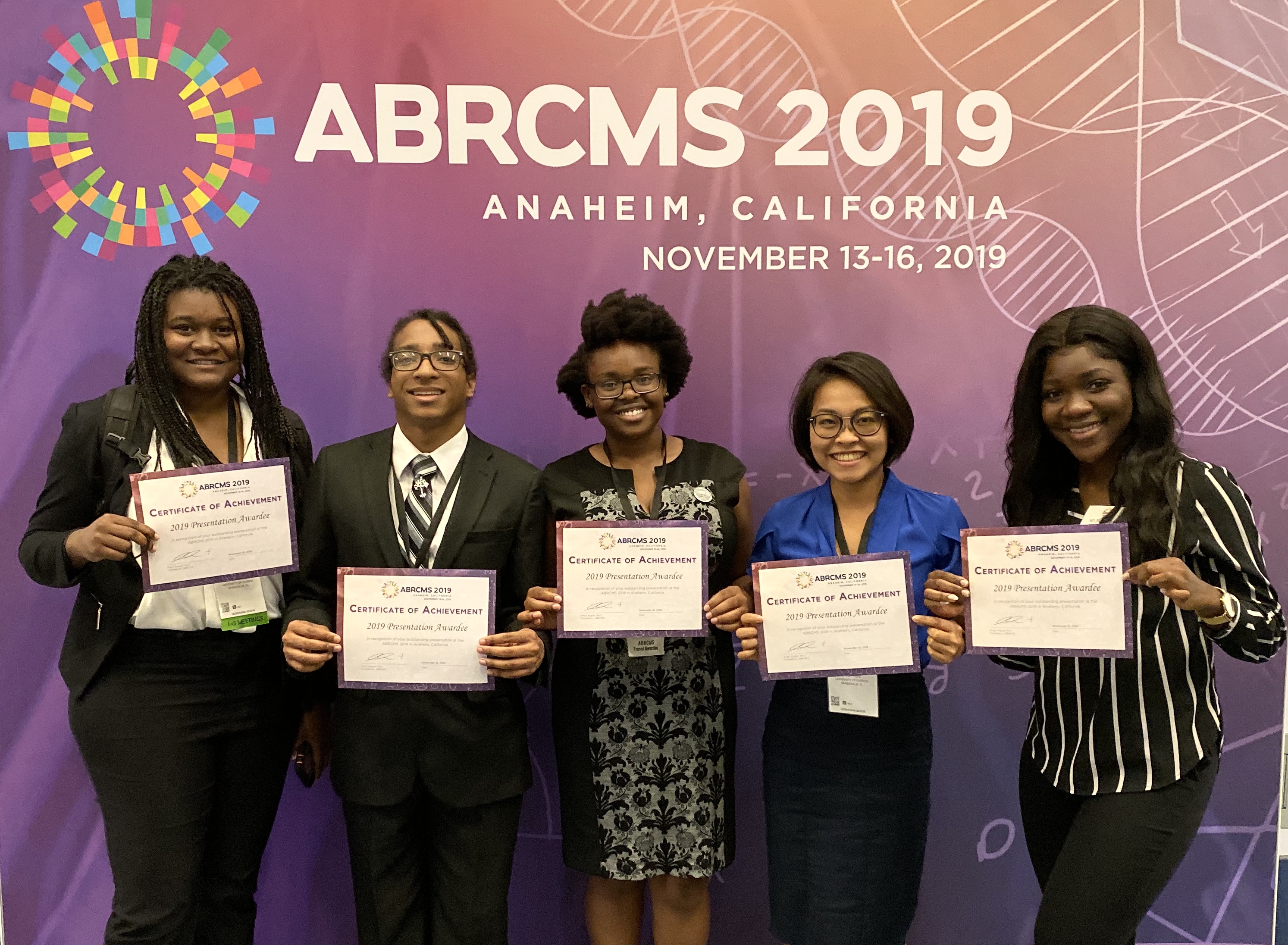 Annual Biomedical Research Conference for Minority Students Awardees